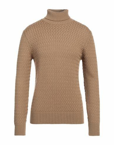 Circolo 1901 Man Turtleneck Sand Virgin Wool Cover