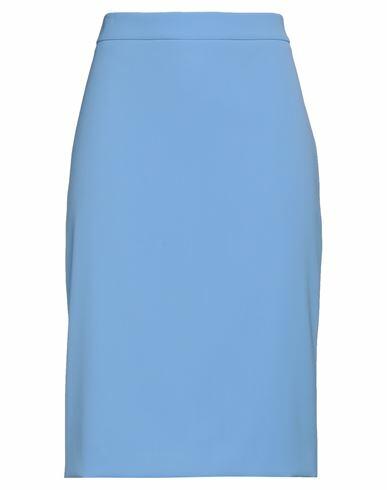 Boutique Moschino Woman Midi skirt Light blue Polyester, Elastane Cover