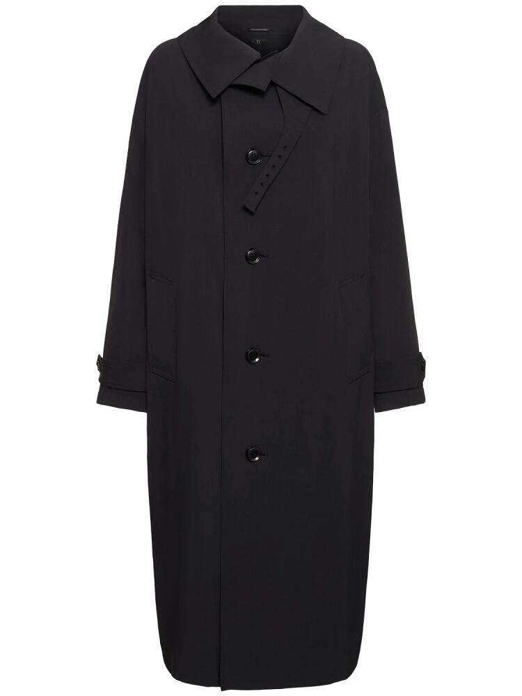 YOHJI YAMAMOTO Matte Weather Long Coat Cover