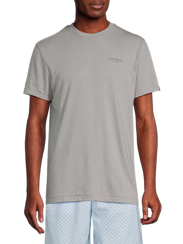 Ted Baker London Men's Logo Crewneck Tee - Grey Cover