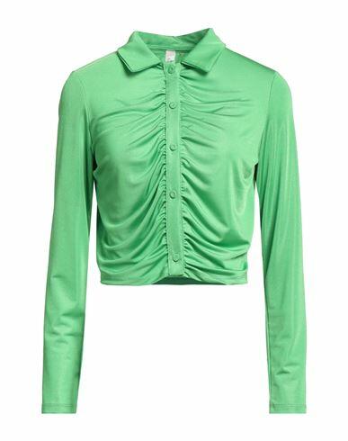 Souvenir Woman Shirt Green Polyester, Elastane Cover