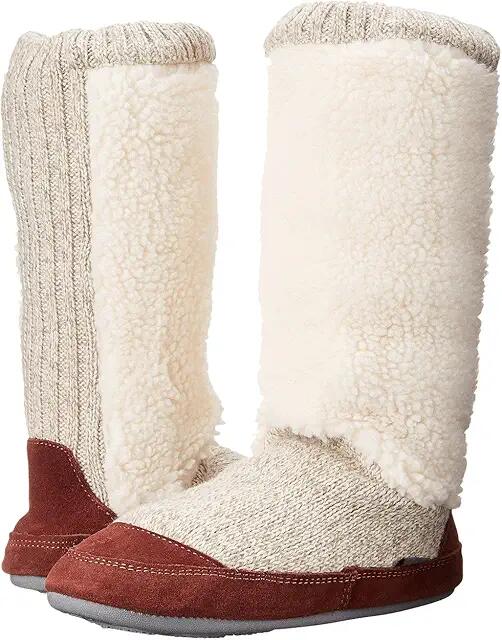 Acorn Slouch Boot (Buff Popcorn) Women's Slippers Cover