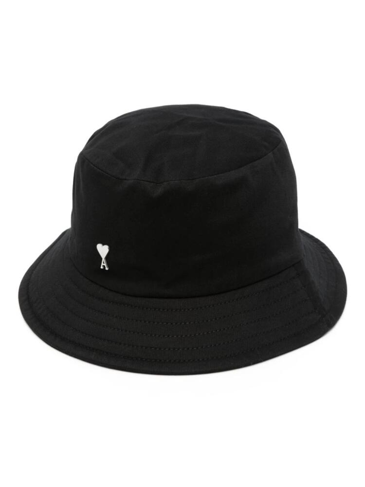 AMI Paris Ami-de-Coeur bucket hat - Black Cover