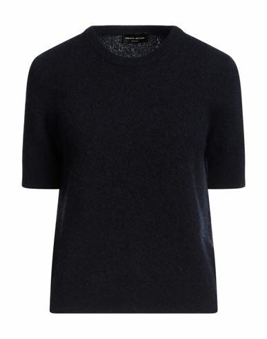 Roberto Collina Woman Sweater Midnight blue Cashmere, Silk, Polyester Cover