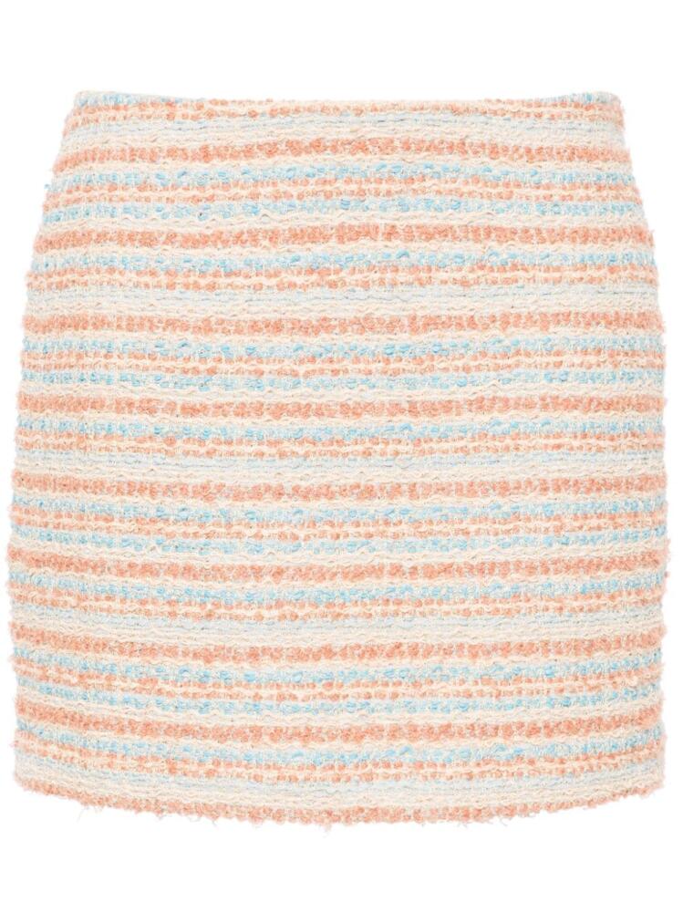 Roberto Collina bouclé mini skirt - Orange Cover