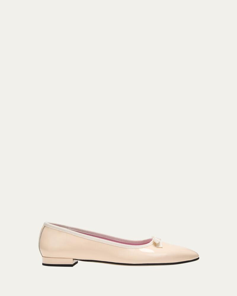 CAREL Metallic Bow Square-Toe Ballerina Flats Cover