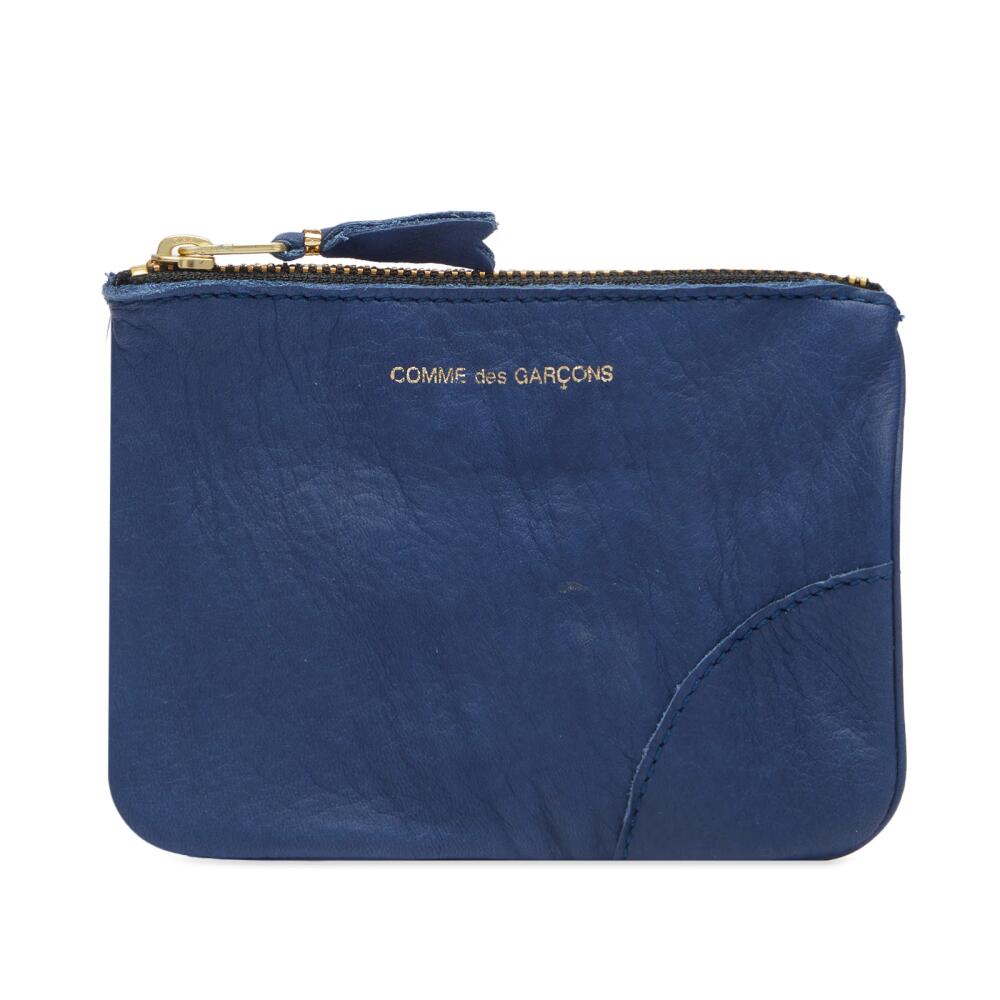 Comme des Garçons Wallet SA8100 Washed Wallet in Navy Cover