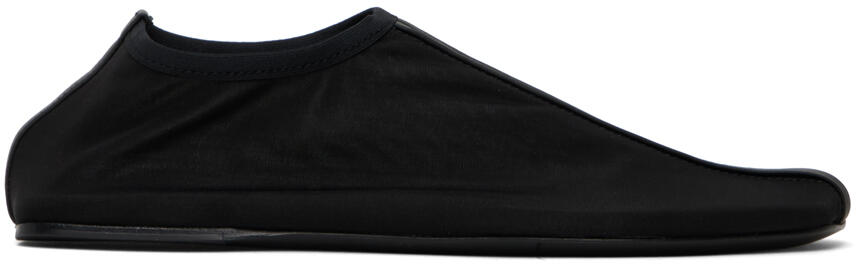 Christopher Esber Black Mesh Slippers Cover