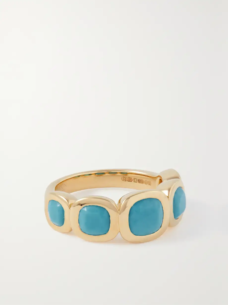 Robinson Pelham - Marnie 14-karat Gold Turquoise Ring - 7 Cover