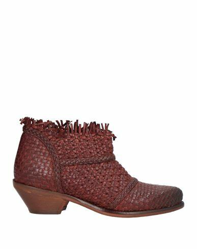 Jp/david Woman Ankle boots Rust Leather Cover