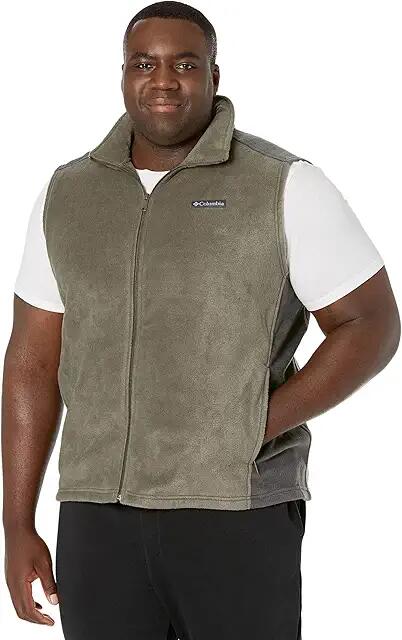 Columbia Big Tall Steens Mountain Vest (Stone Green/Shark) Men's Vest Cover