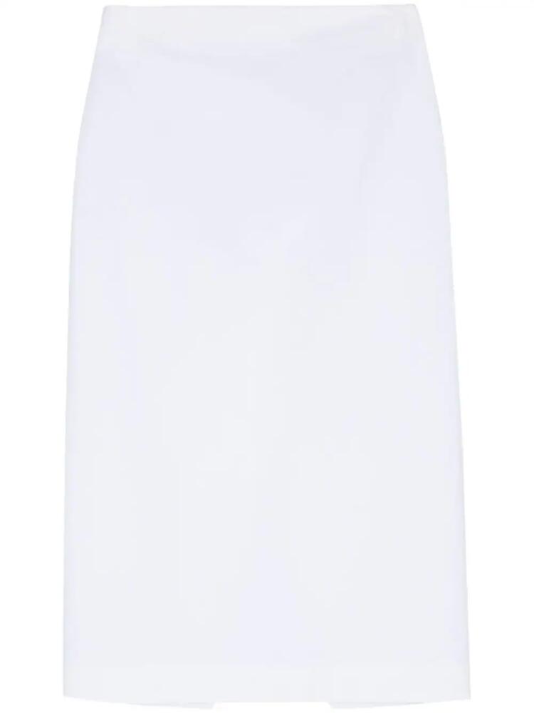 Sportmax Accordo1234 cotton pencil skirt - White Cover