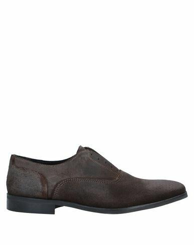 Daniele Alessandrini Man Lace-up shoes Dark brown Soft Leather Cover