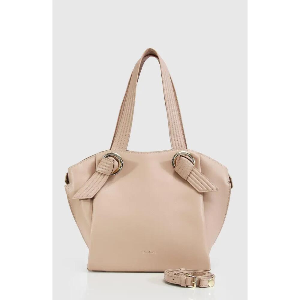 Belle & Bloom Heart Of Gold Leather Shoulder Bag in Latte Cover