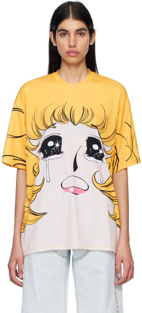 Pushbutton Yellow Crying Girl T-Shirt Cover