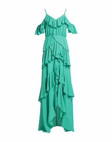 Cristinaeffe Woman Maxi dress Green Polyester Cover