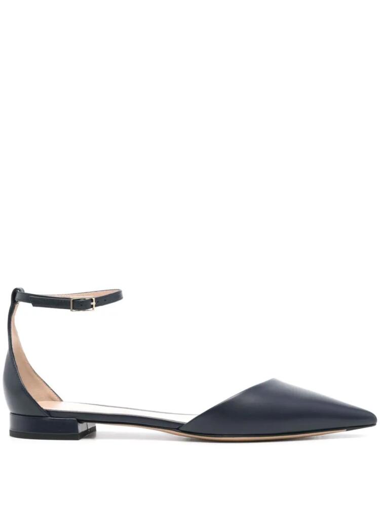 Giorgio Armani leather ballet flats - Blue Cover