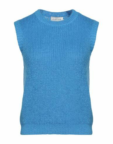 Frnch Woman Sweater Azure Acrylic, Polyamide, Mohair wool Cover