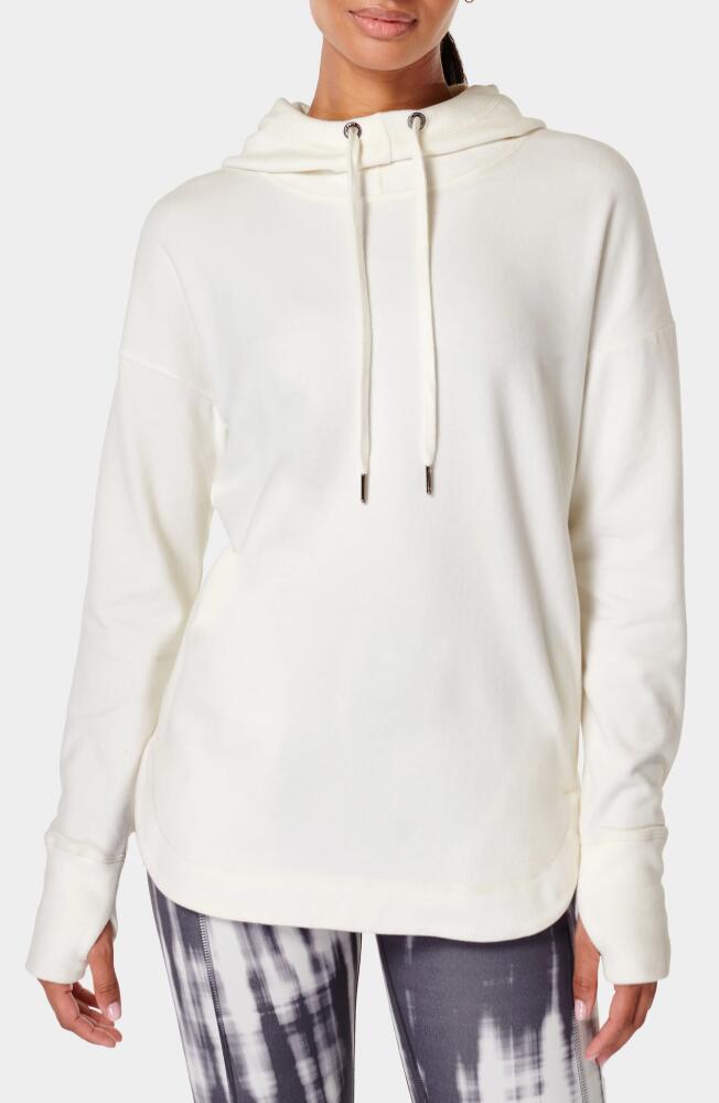 Sweaty Betty Escape Fleece Hoodie in Lily White Cover