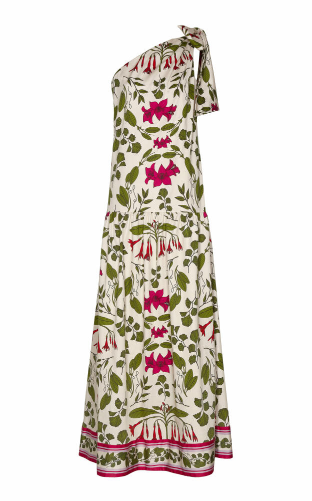 Andres Otalora - Barichara Printed Cotton Poplin Maxi Dress - Pink Cover