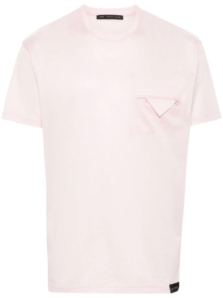 Low Brand crew-neck cotton T-shirt - Pink Cover