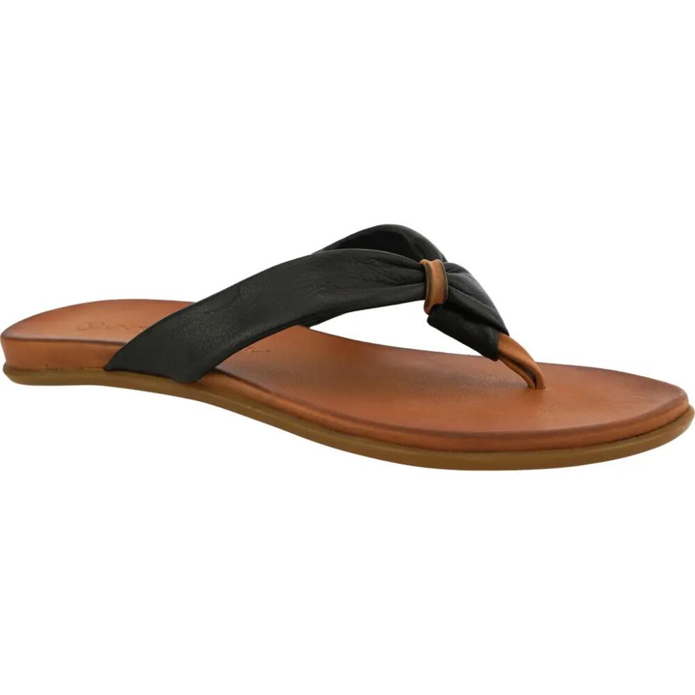 Unity in Diversity Kira Flip Flop in Black Cognac Cover