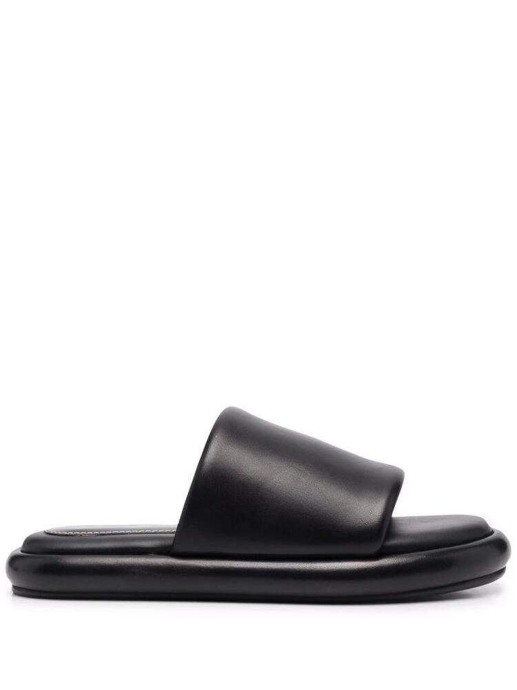 Proenza Schouler Pipe open-toe slides - Black Cover