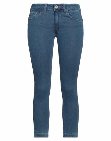 Blugirl Blumarine Woman Jeans Blue Cotton, Elastane Cover