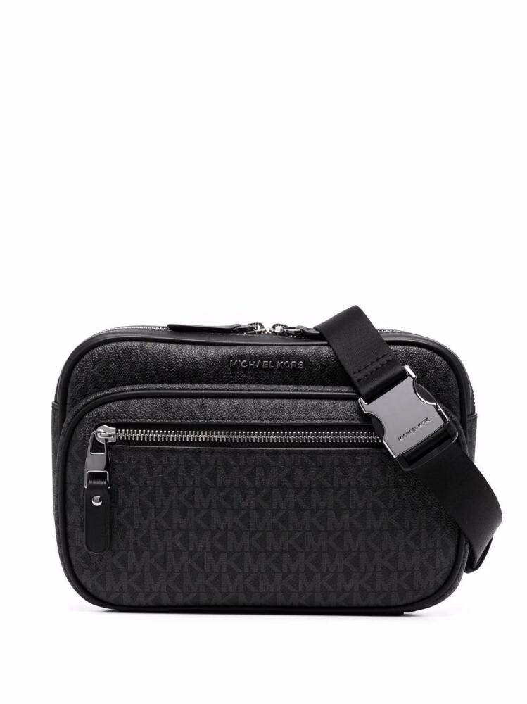 Michael Kors monogram zipped belt bag - Black Cover