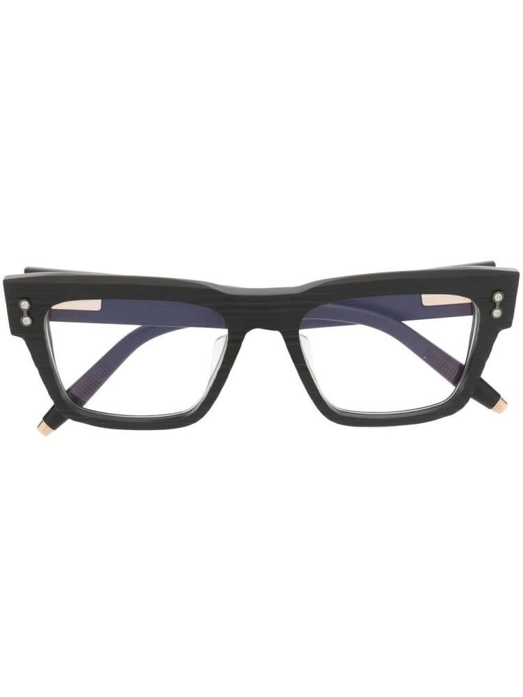 Akoni Columba wayfarer-frame glasses - Black Cover