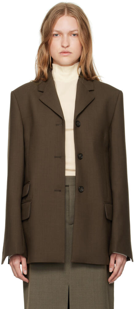 TOTEME Brown Straight Blazer Cover