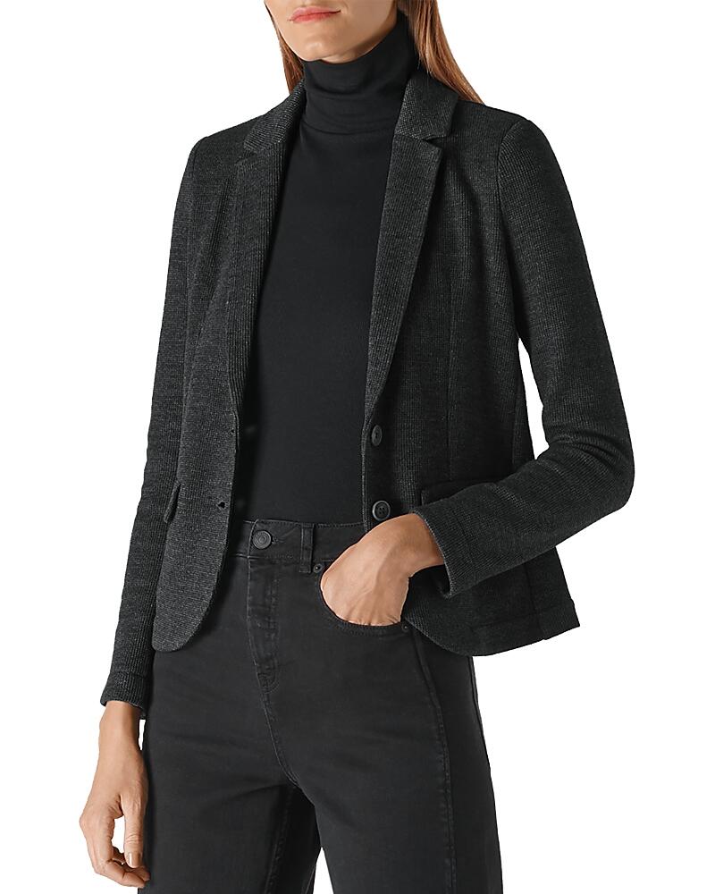 Whistles Slim Jersey Knit Blazer Cover