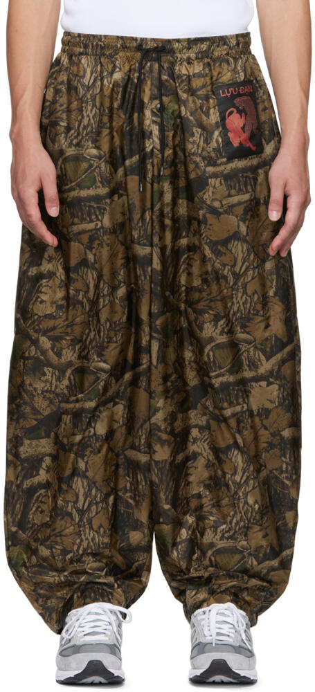 LU'U DAN SSENSE Exclusive Brown Baggy Bontan Lounge Pants Cover