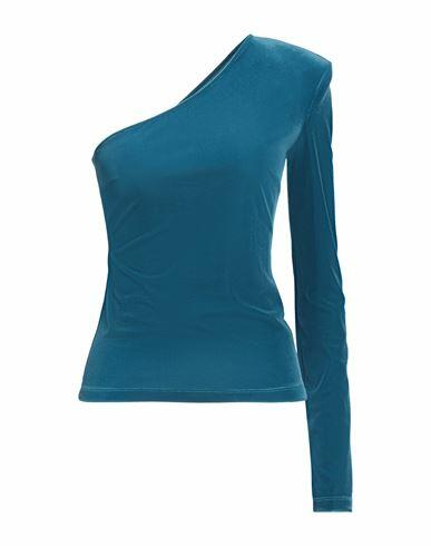 Patrizia Pepe Sera Woman Top Deep jade Polyester, Elastane Cover