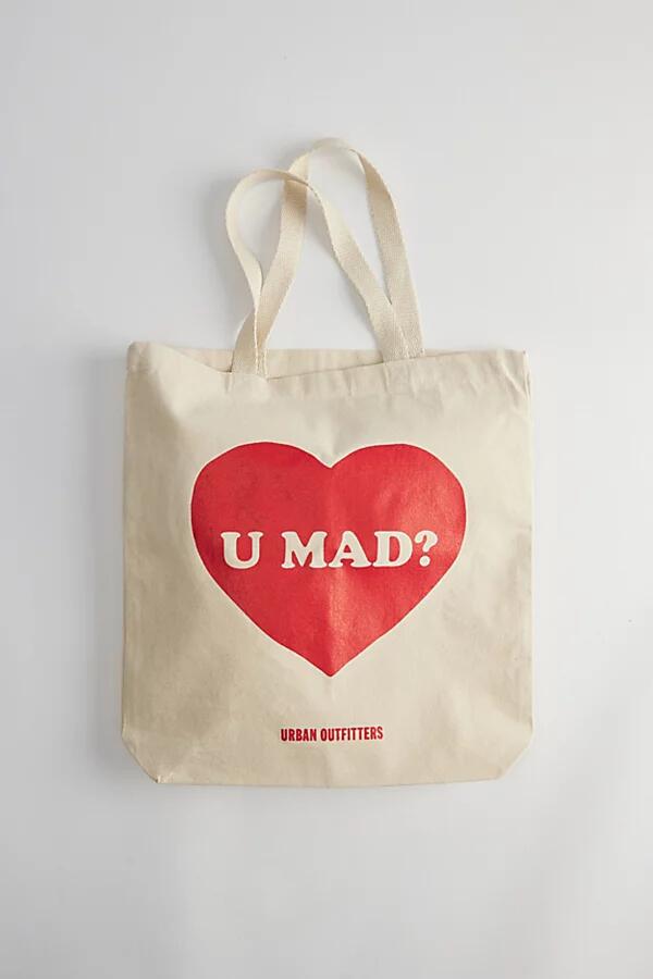 U MAD Tote Bag in Neutral Cover