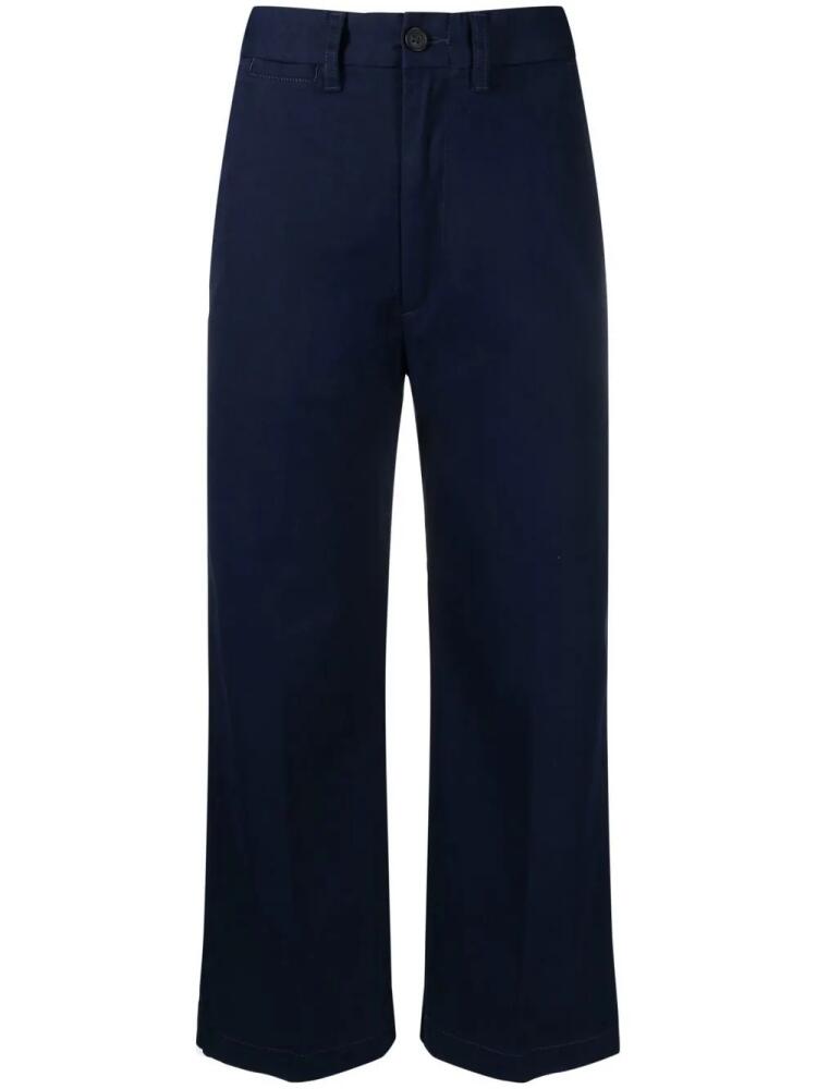 Polo Ralph Lauren wide-leg cropped chinos - Blue Cover