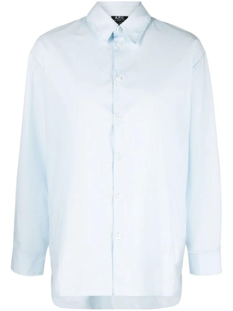 A.P.C. Rosie cotton shirt - Blue Cover