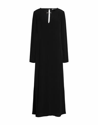 Trussardi Woman Maxi dress Black Viscose Cover