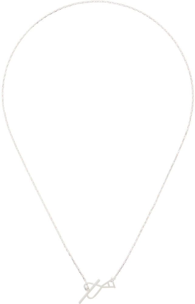 AMI Paris Silver Ami de Cœur '2 in 1' Chain Necklace Cover