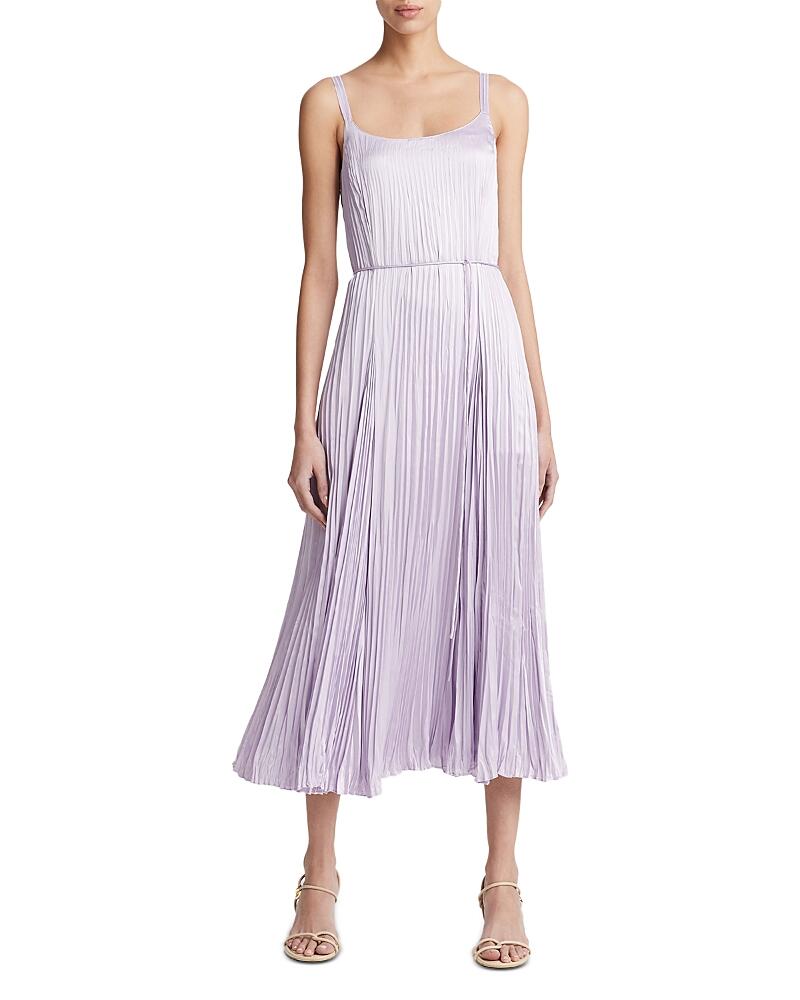 Vince Crinkled Midi Slip Dress Cover