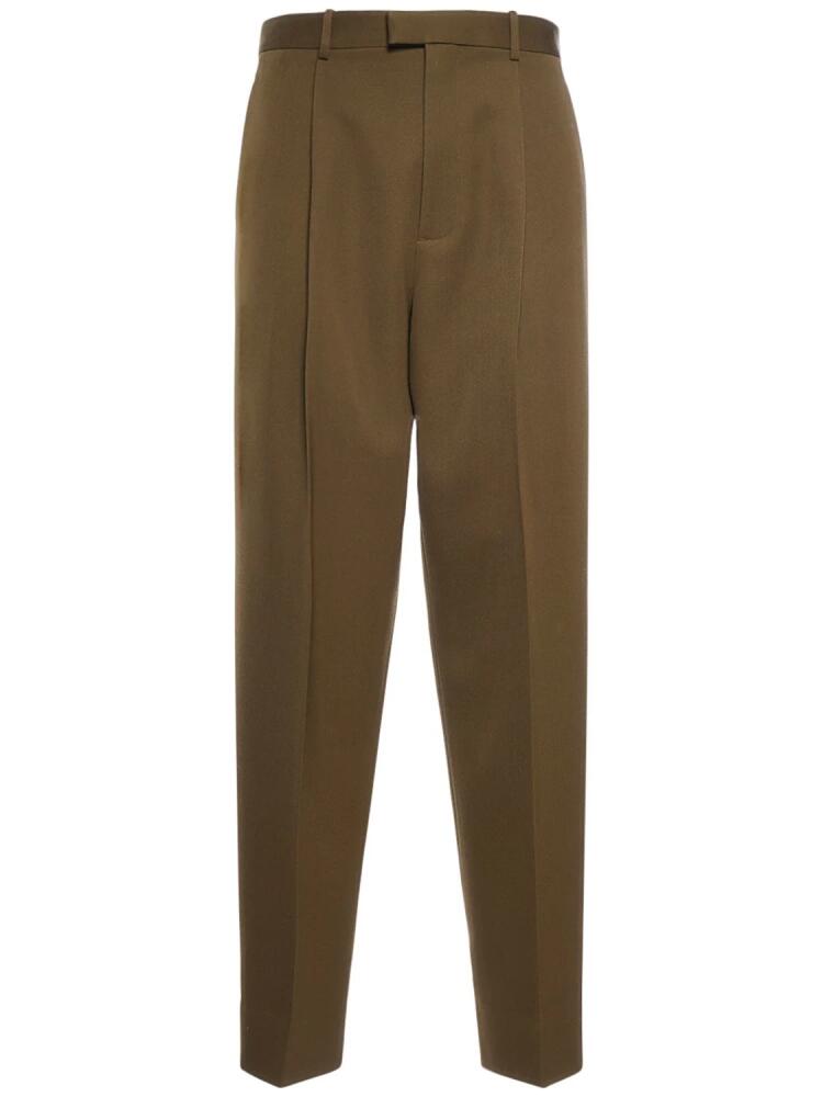 BOTTEGA VENETA Sartorial Grain De Poudre Pleated Pants Cover