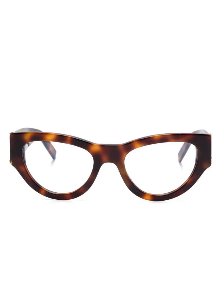 Saint Laurent Eyewear Cassandre glasses - Brown Cover