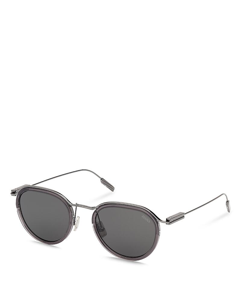 Zegna Round Sunglasses, 51mm Cover