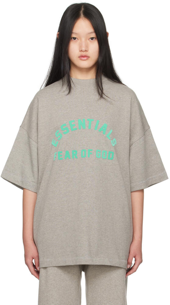 Fear of God ESSENTIALS Gray Crewneck T-Shirt Cover