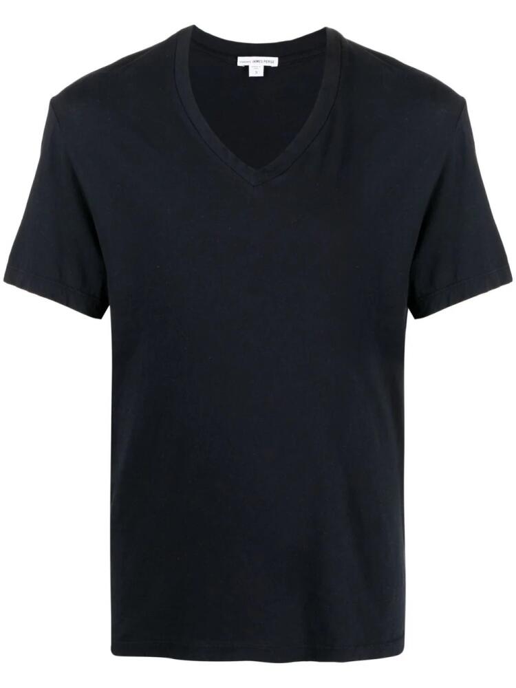 James Perse short-sleeve v-neck T-shirt - Blue Cover