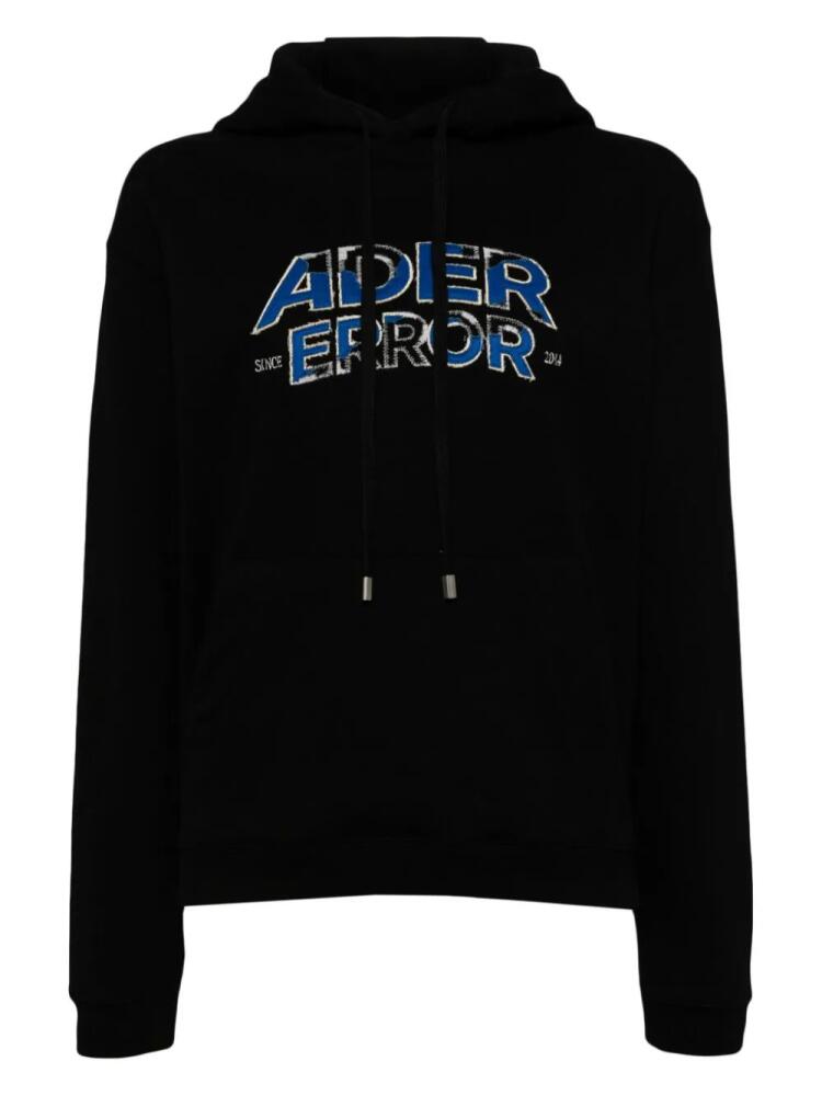 Ader Error logo hoodie - Black Cover