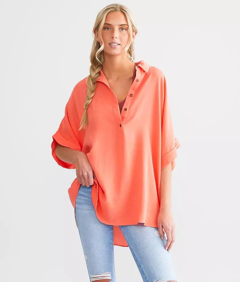 Hyfve One & Only Oversized Dolman Henley Cover