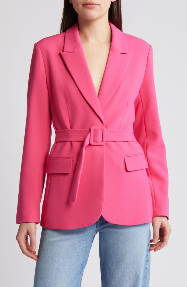 French Connection Whisper Belted Blazer in Raspberry Sorbet Cover