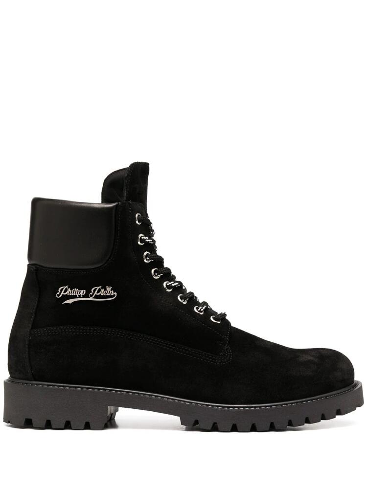 Philipp Plein suede ankle boots - Black Cover