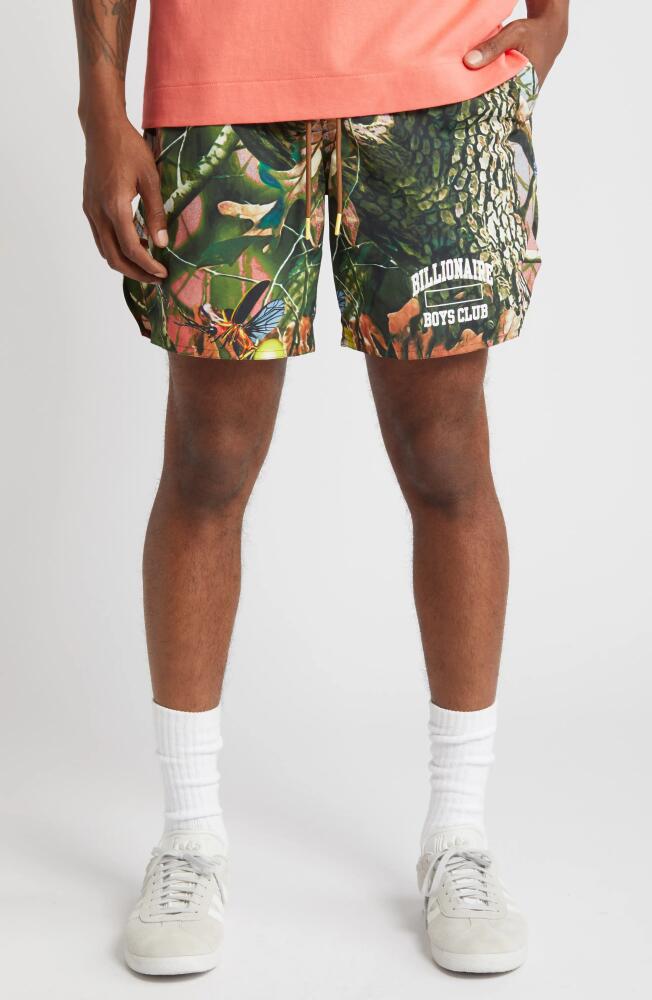 Billionaire Boys Club Trail Mix Drawstring Nylon Shorts in Toffee Cover